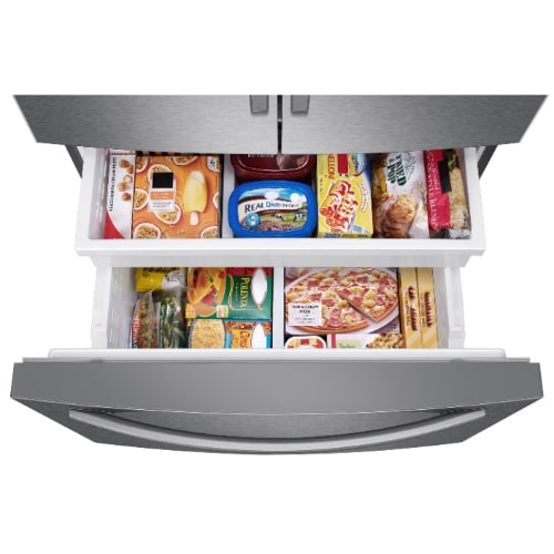 מקרר מקפיא תחתון 3 דלתות סמסונג RF29T5221SR  טיטניום