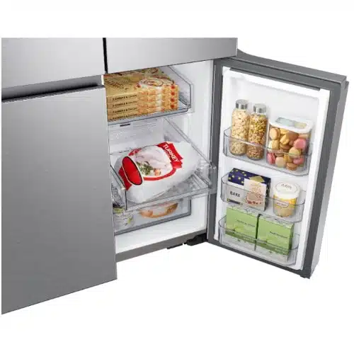 מקרר מקפיא תחתון 4 דלתות סמסונג RF72A9670SR פלטיניום