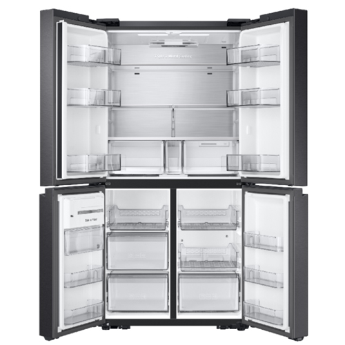 מקרר מקפיא תחתון 4 דלתות סמסונג RF85A9120B1 שחור