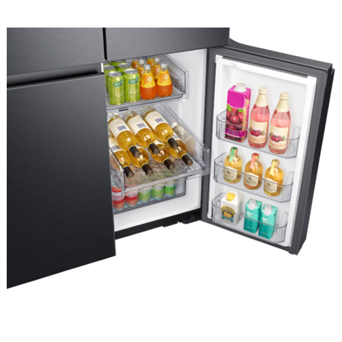 מקרר מקפיא תחתון 4 דלתות סמסונג RF85A9120B1 שחור