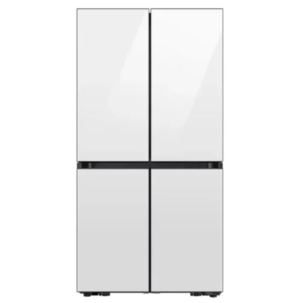 מקרר מקפיא תחתון 4 דלתות סמסונג RF88DB9623WH זכוכית לבנה