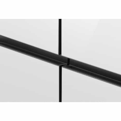 מקרר מקפיא תחתון 4 דלתות סמסונג RF90A9015WH זכוכית לבנה