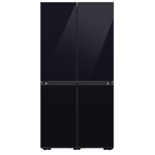 מקרר מקפיא תחתון 4 דלתות סמסונג RF92A9223BK זכוכית שחורה