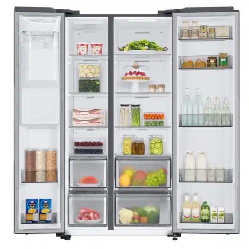 מקרר דלת לצד דלת סמסונג RS68A8821S9 פלטיניום