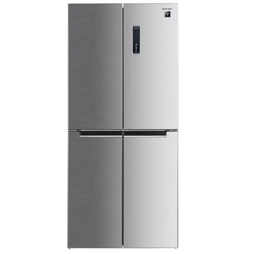 מקרר מקפיא תחתון 4 דלתות שרפ SJ8420SL כסוף