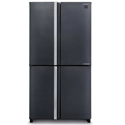 מקרר מקפיא תחתון 4 דלתות שרפ SJ-8570SL נירוסטה