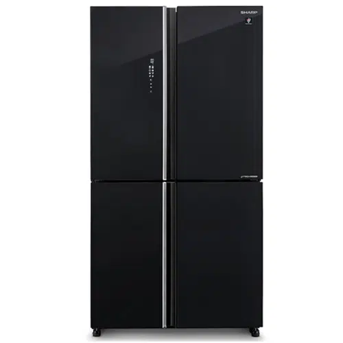 מקרר מקפיא תחתון 4 דלתות שרפ SJ-9160BK שחור