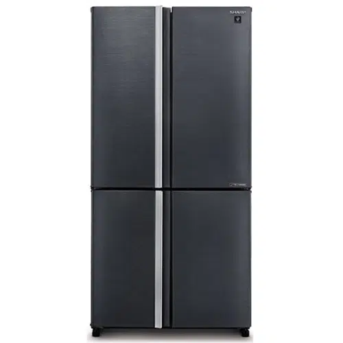 מקרר מקפיא תחתון 4 דלתות שרפ SJ-9160SL נירוסטה מושחרת