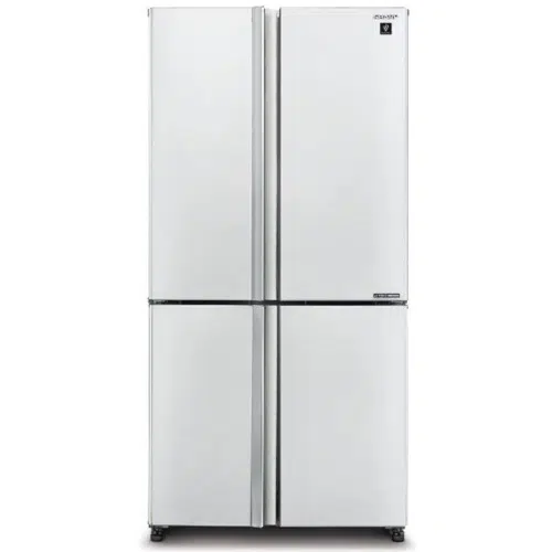 מקרר מקפיא תחתון 4 דלתות שרפ SJ-9160WH לבן