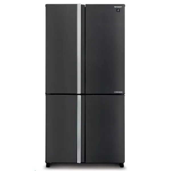 מקרר מקפיא תחתון 4 דלתות שרפ SJ-9270-SL נירוסטה מושחרת