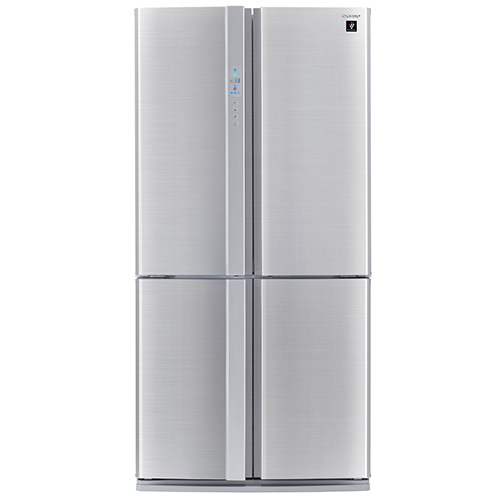 מקרר מקפיא תחתון 4 דלתות שרפ SJ-R8710 נירוסטה