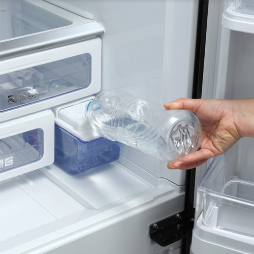 מקרר מקפיא תחתון 4 דלתות שרפ SJ8913BG בז'