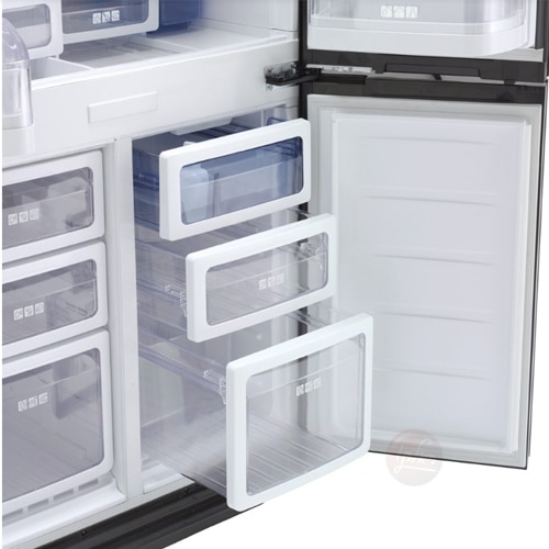 מקרר מקפיא תחתון 4 דלתות שרפ SJ8913BG בז'