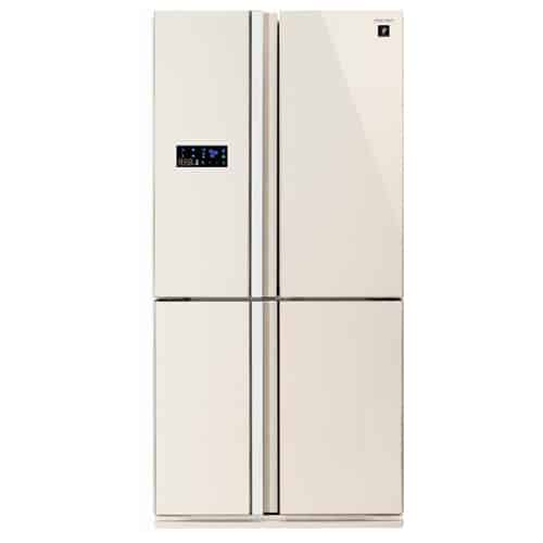 מקרר מקפיא תחתון 4 דלתות שרפ SJ8913BG בז'