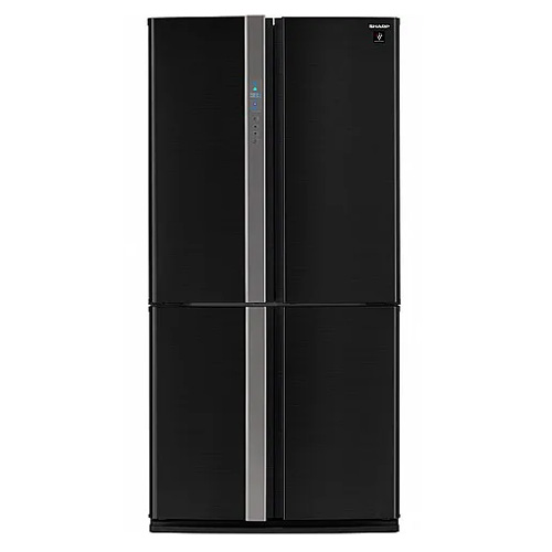 מקרר מקפיא תחתון 4 דלתות שרפ SJ8620BK שחור