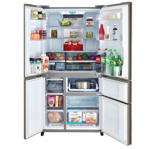 מקרר מקפיא תחתון 5 דלתות שרפ SJ9630IN נירוסטה