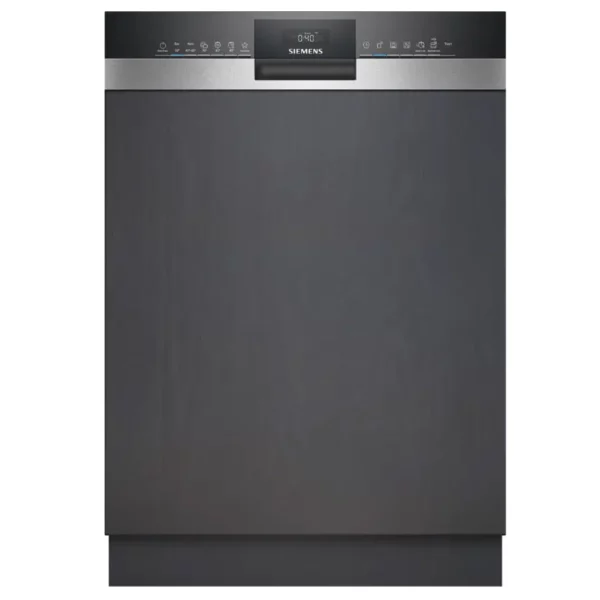 מדיח כלים חצי אינטגרלי סימנס SN53ES04TE נירוסטה כהה