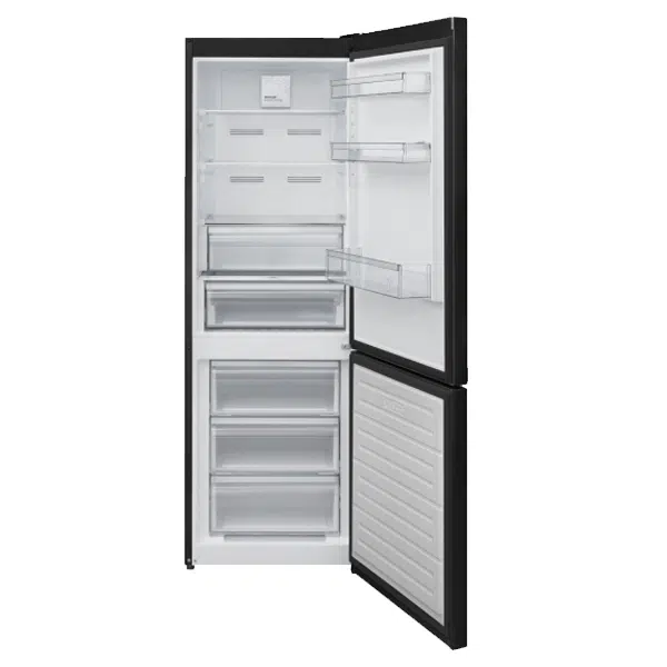 מקרר מקפיא תחתון סאוטר SVR370BIXR  נירוסטה מושחרת