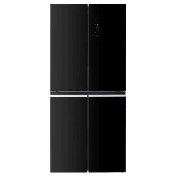 מקרר מקפיא תחתון 4 דלתות סאוטר SVR505BG  זכוכית שחורה