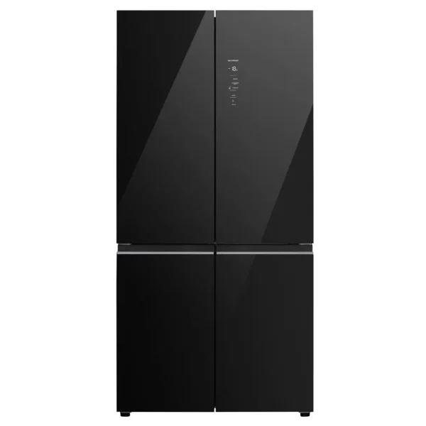 מקרר מקפיא תחתון 4 דלתות תדיראן TADR4600GB זכוכית שחורה