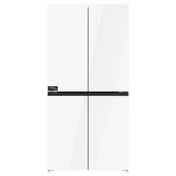 מקרר מקפיא תחתון 4 דלתות תדיראן TADR551GW זכוכית לבנה