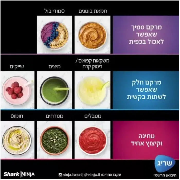בלנדר נינג'ה TB303 בלנדר נינג'ה TB303