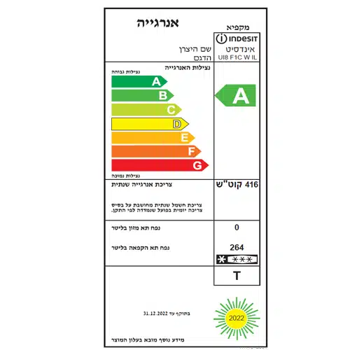 מקפיא No Frost אינדסיט UI8F1CW