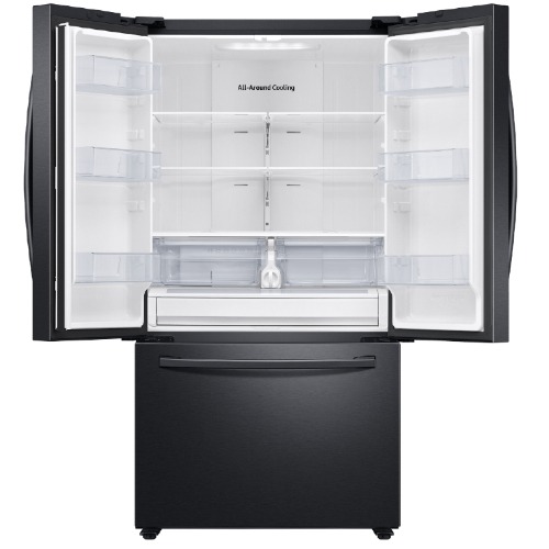 מקרר מקפיא תחתון 3 דלתות סמסונג RF27T5001SG  נירוסטה מושחרת