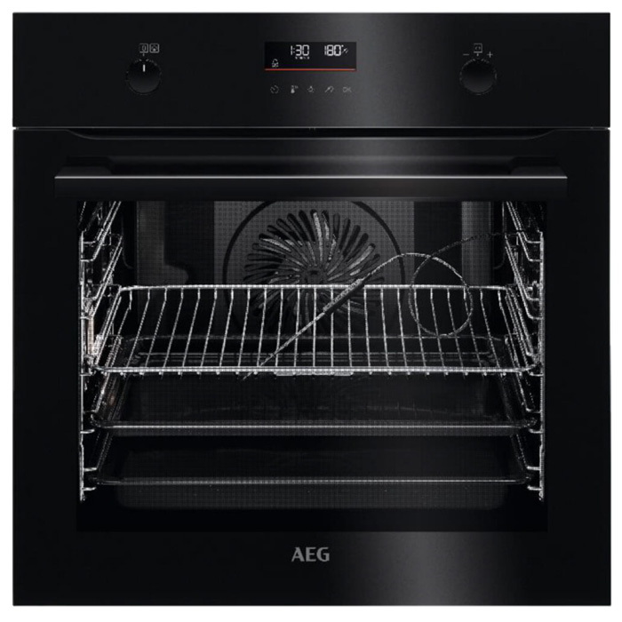 תנור אפיה בילד אין אאג BPE255636B שחור