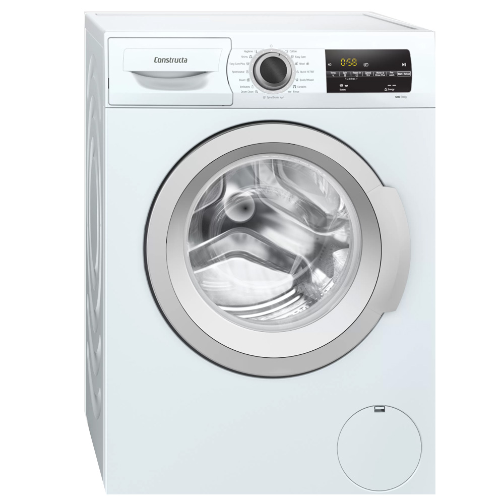 מכונת כביסה פתח חזית קונסטרוקטה CWF12N08IL