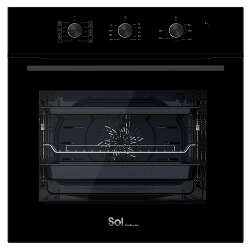 תנור אפיה בילד אין סול HO-9901B שחור