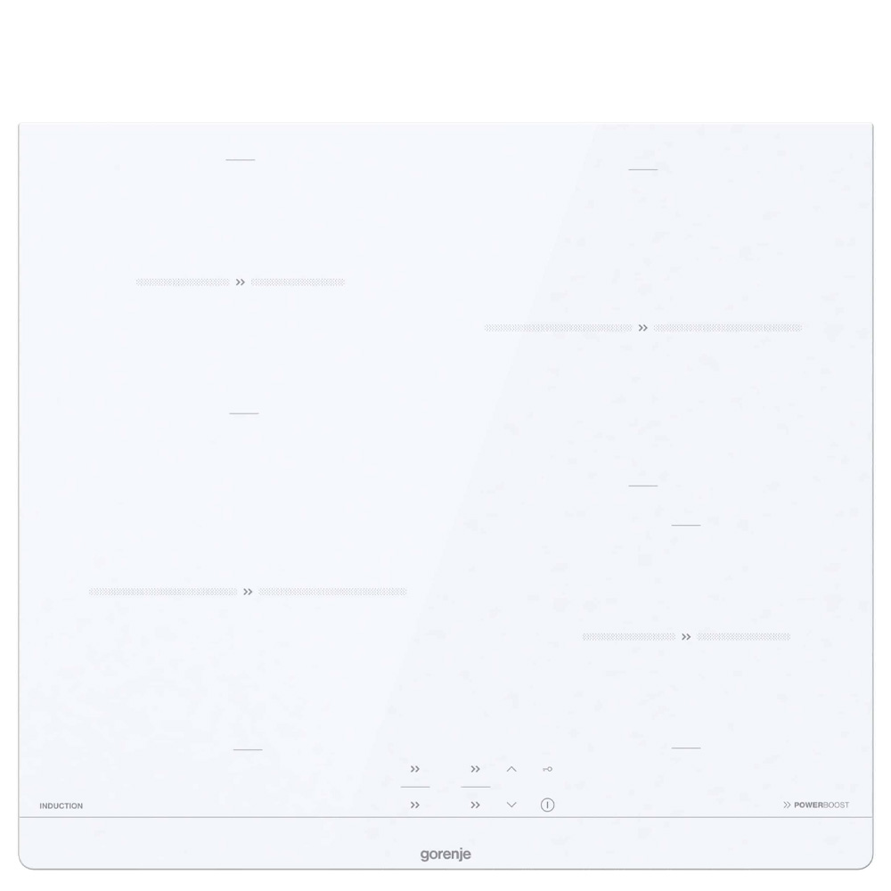 כיריים אינדוקציה גורניה IT640WSC זכוכית לבנה