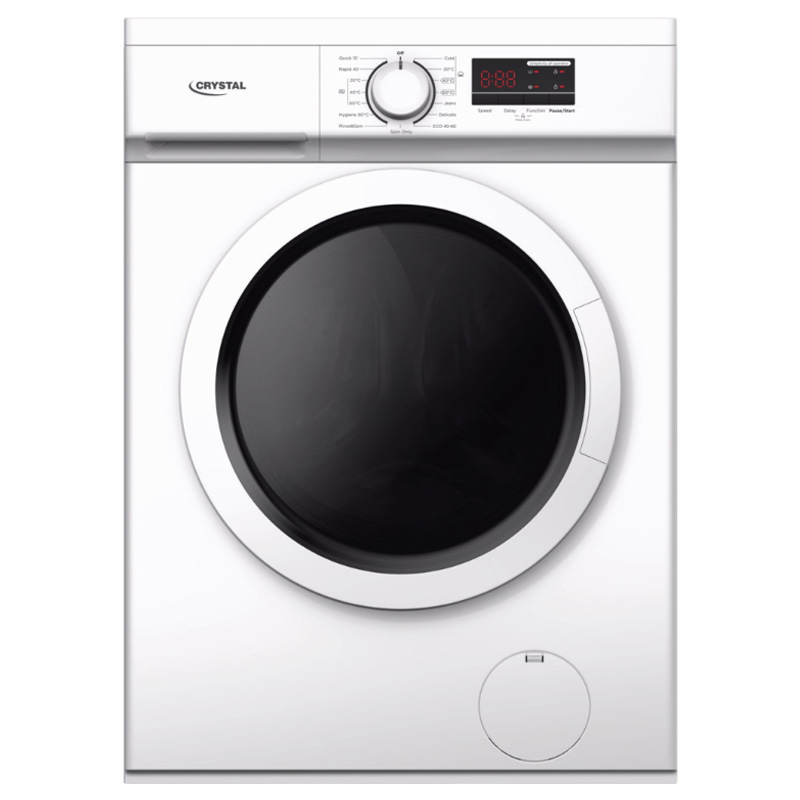 מכונת כביסה פתח חזית קריסטל MW1207