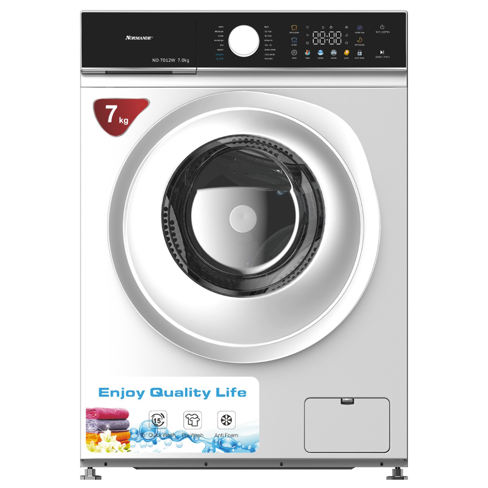 מכונת כביסה פתח חזית נורמנדה ND-7012W
