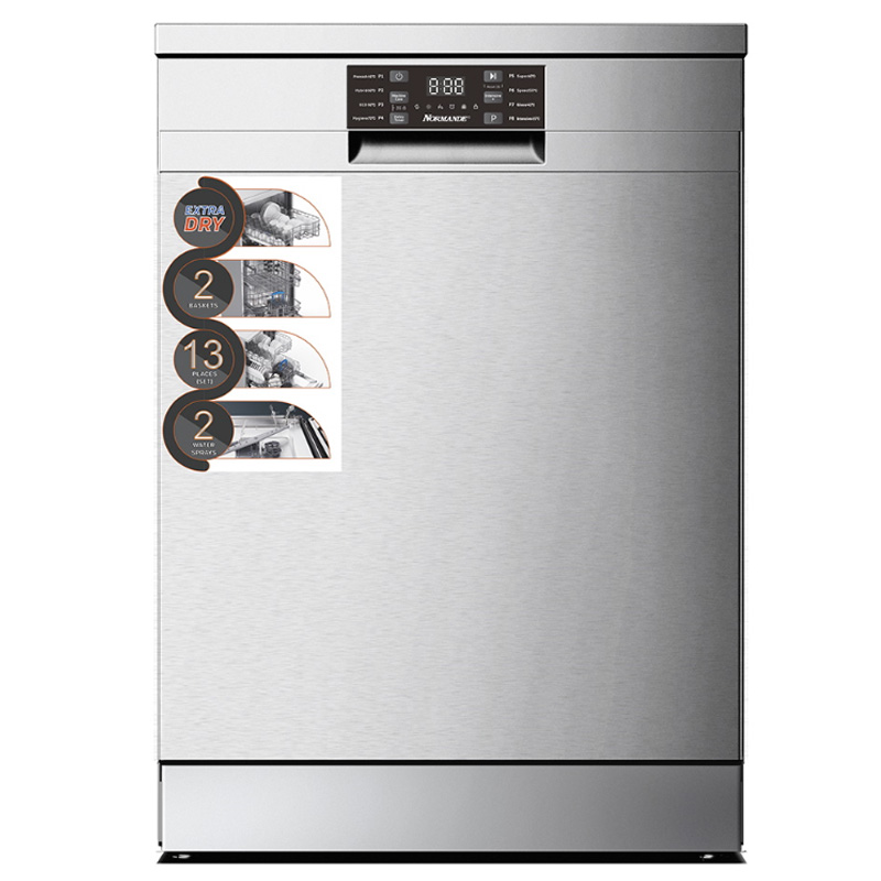 מדיח כלים רגיל 60 ס"מ נורמנדה ND-6528SS נירוסטה