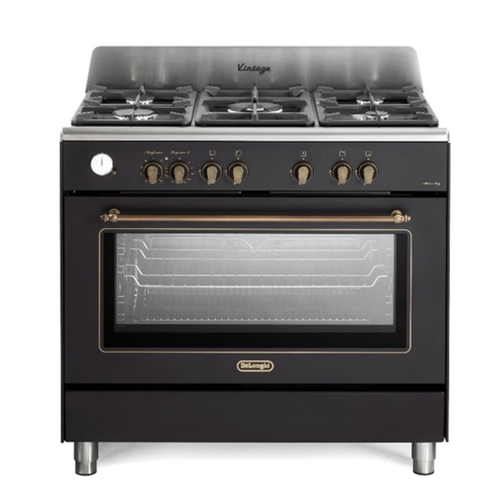 תנור בישול ואפיה משולב דלונגי PEMA965C שחור פחם