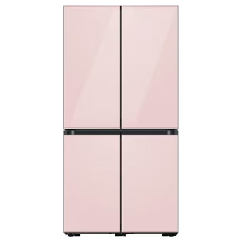 מקרר מקפיא תחתון 4 דלתות סמסונג RF70DB9125 זכוכית ורודה