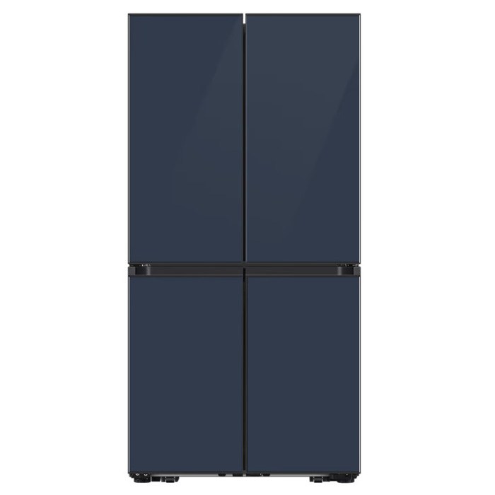 מקרר מקפיא תחתון 4 דלתות סמסונג RF88DB9623 זכוכית כחולה