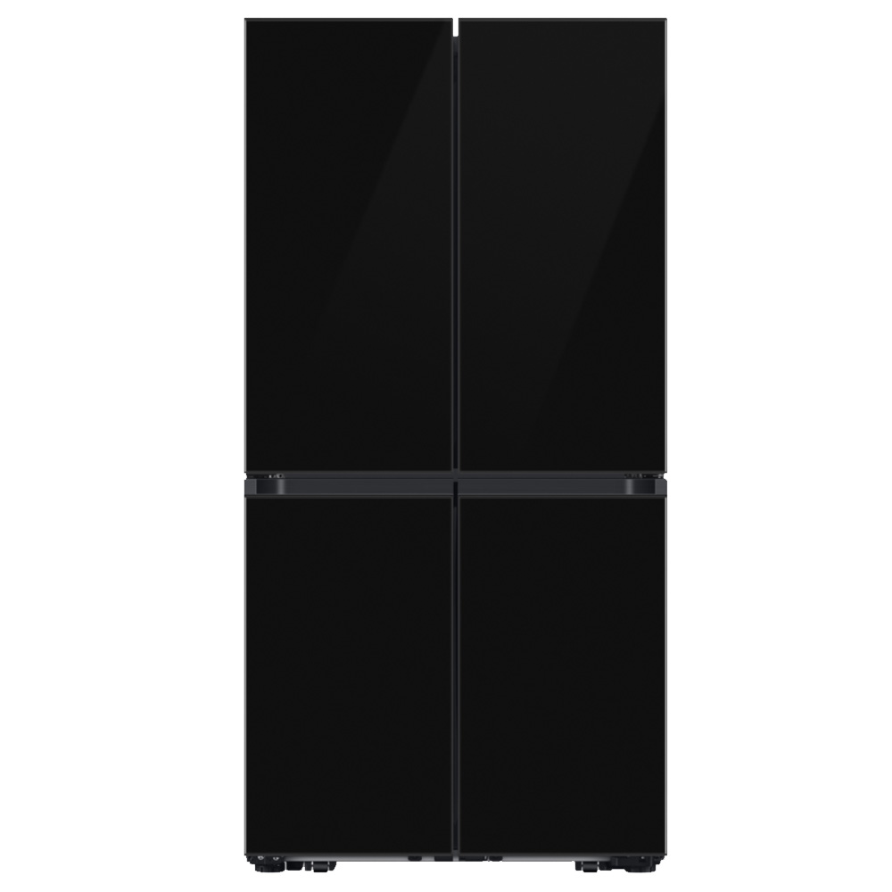מקרר מקפיא תחתון 4 דלתות סמסונג RF88DB9623BK זכוכית שחורה
