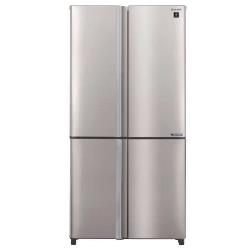 מקרר מקפיא תחתון 4 דלתות שרפ SJ-9270-WH נירוסטה