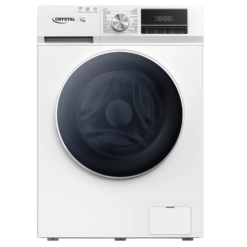 מכונת כביסה פתח חזית קריסטל TWM 712