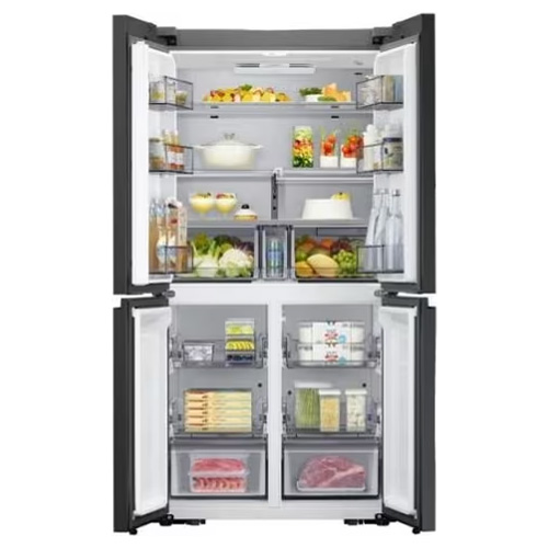 מקרר מקפיא תחתון ‏4 דלתות ‏619 ליטר ⁦SAMSUNG RF70DB9125GR⁩