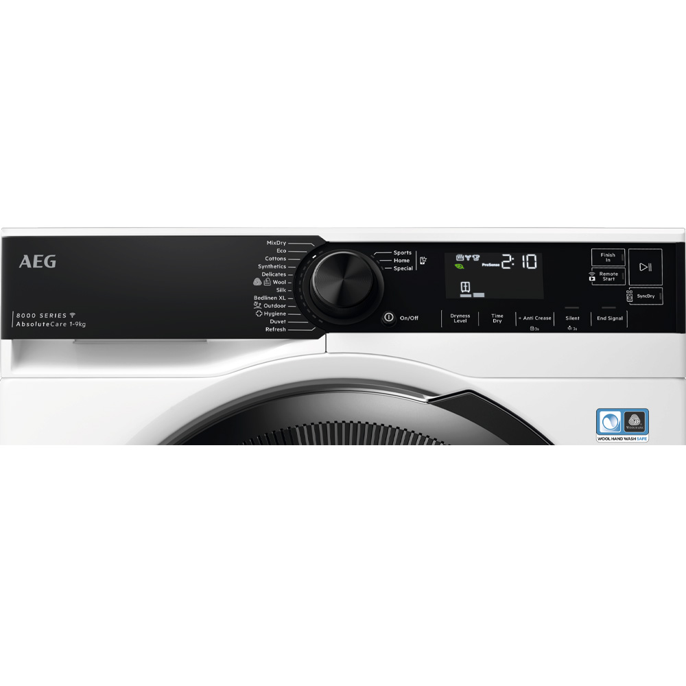 מייבש כביסה פתח חזית ‏9 ק"ג ⁦AEG T8394OBCM⁩