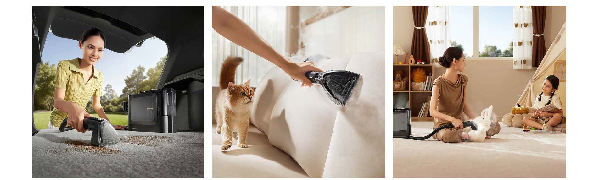 מכונת ניקוי לספות, מזרונים ושטיחים דגם Dreame N20 Steam דרימי