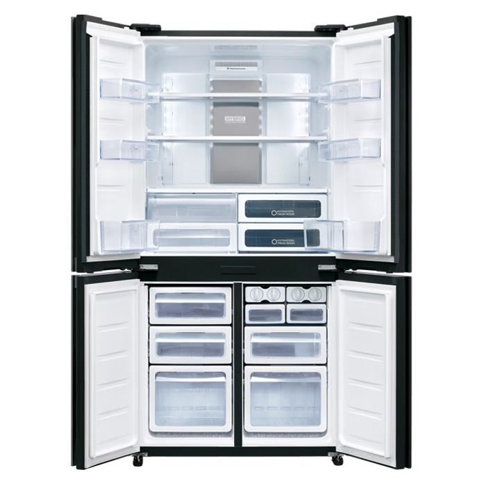 מקרר מקפיא תחתון ‏4 דלתות ‏611 ליטר ⁦SHARP SJ-FERN87-SL⁩