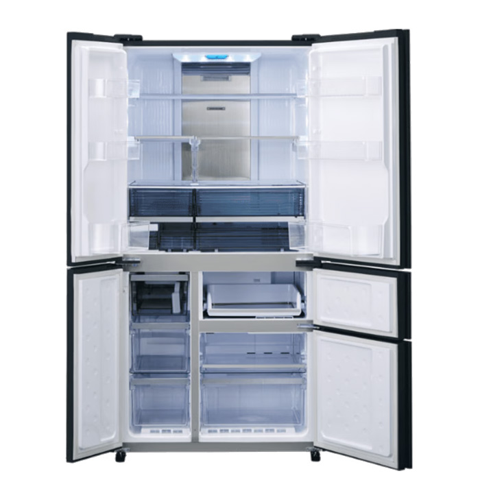 מקרר מקפיא תחתון ‏5 דלתות ‏668 ליטר ⁦SHARP SJ-FS920-BK⁩