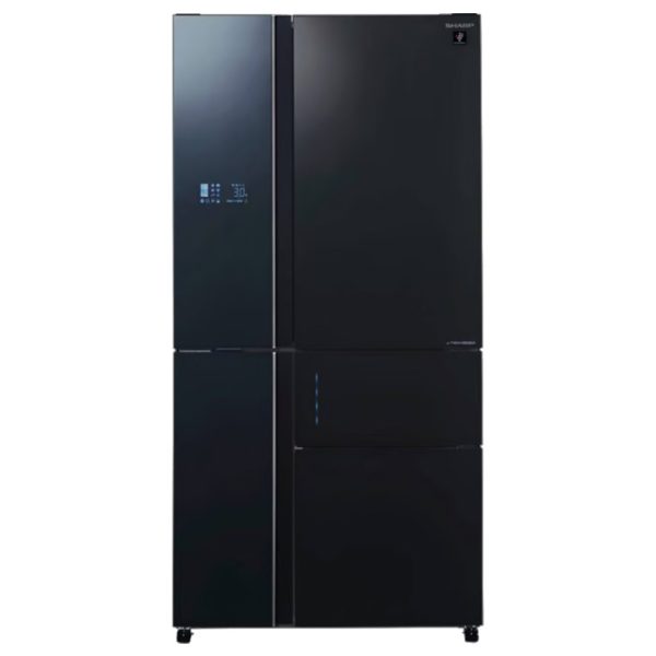 מקרר מקפיא תחתון ‏5 דלתות ‏668 ליטר ⁦SHARP SJ-FS920-BK⁩