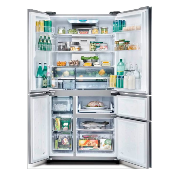 מקרר מקפיא תחתון ‏668 ליטר ⁦SHARP SJ-FS920-WH⁩