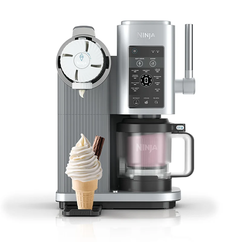‏מכונת גלידה Ninja NC701 Creami Spoon and Spin נינג'ה