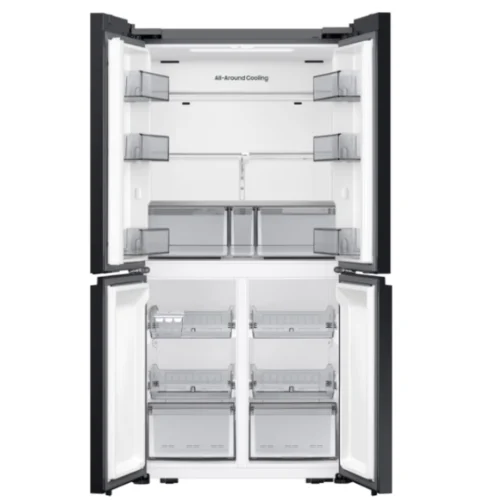 מקרר מקפיא תחתון ‏4 דלתות ‏648 ליטר ⁦SAMSUNG RM70F63BMAT⁩